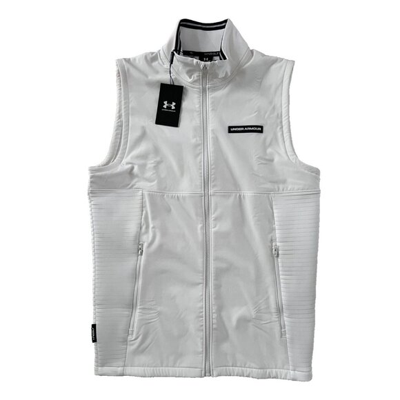 Under Armour 1379724 UA Storm Daytona Zip Vest White ( S ) - Picture 3 of 4